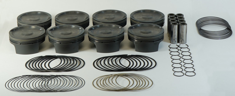 Chevrolet LS Piston Set - Mahle - Forged - 8cyl - `00-`13