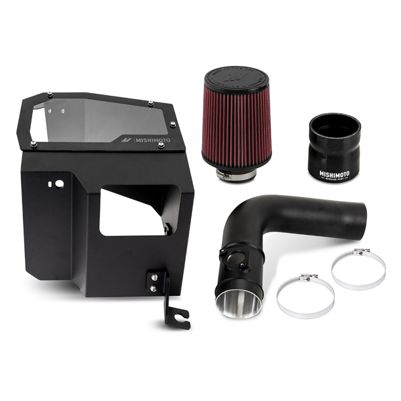 Subaru WRX Performance Air Intake - Mishimoto - Oiled Filter - Micro-Wrinkle Black - `22-`27