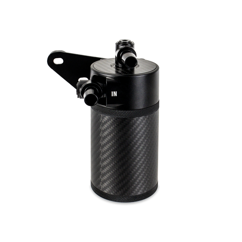 Chevrolet Corvette Oil Catch Can Kit - Mishimoto - Baffled, PCV Side - Carbon Fiber - `20-`27