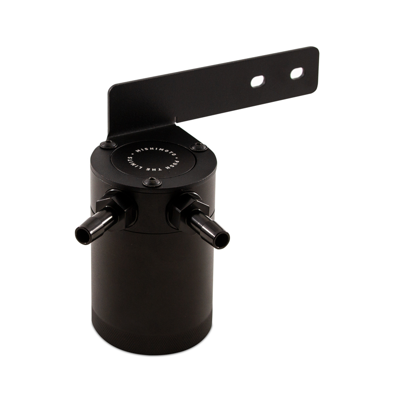 Honda Civic Type R Baffled Oil Catch Can Kit - PCV Side - Mishimoto - Direct-Fit - Black - `17-`27