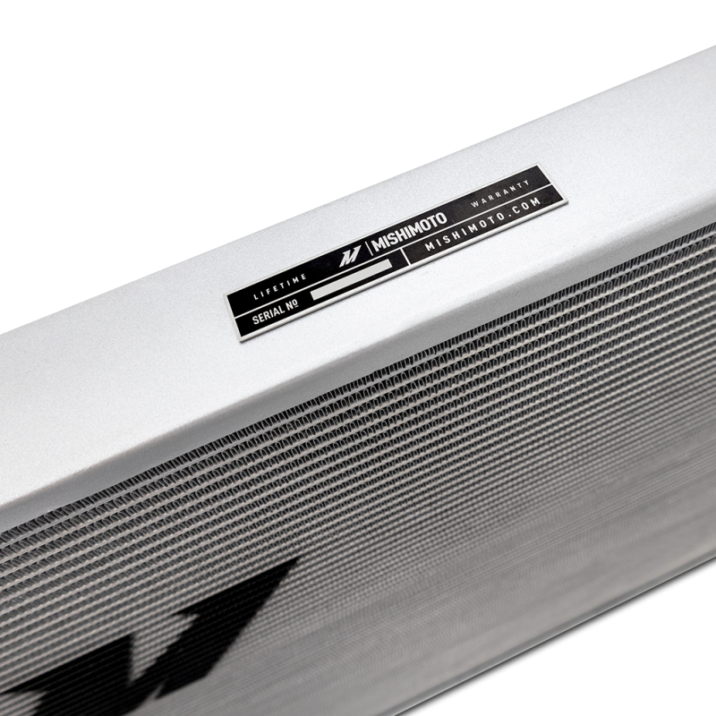 BMW M3 Heat Exchanger - Mishimoto - Performance, Dual-Pass, Aluminum End Tanks, Louvered Fins, with Rock Guards - `21-`27