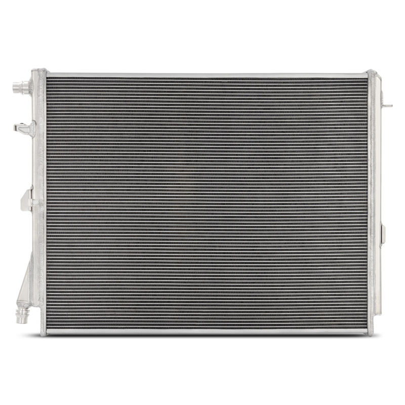 BMW M2 Heat Exchanger - Mishimoto - Performance, Dual-Pass, Aluminum, Louvered Fin, Includes Rock Guards - `23-`27