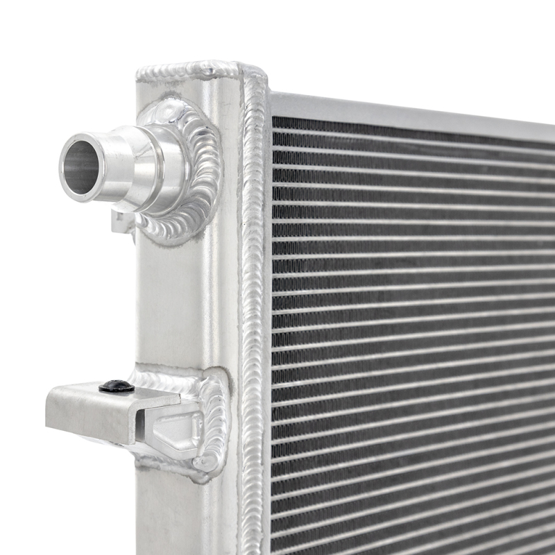 BMW M3 Heat Exchanger - Mishimoto - Performance, Dual-Pass, Aluminum, Louvered Fin, Includes Rock Guards - `21-`27