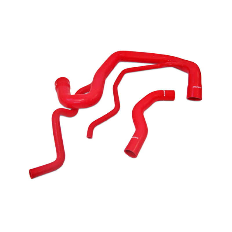 Chevrolet Silverado 3500 Radiator Coolant Hose Kit - Mishimoto - 6.6L Duramax Silicone - Red - `06-`07