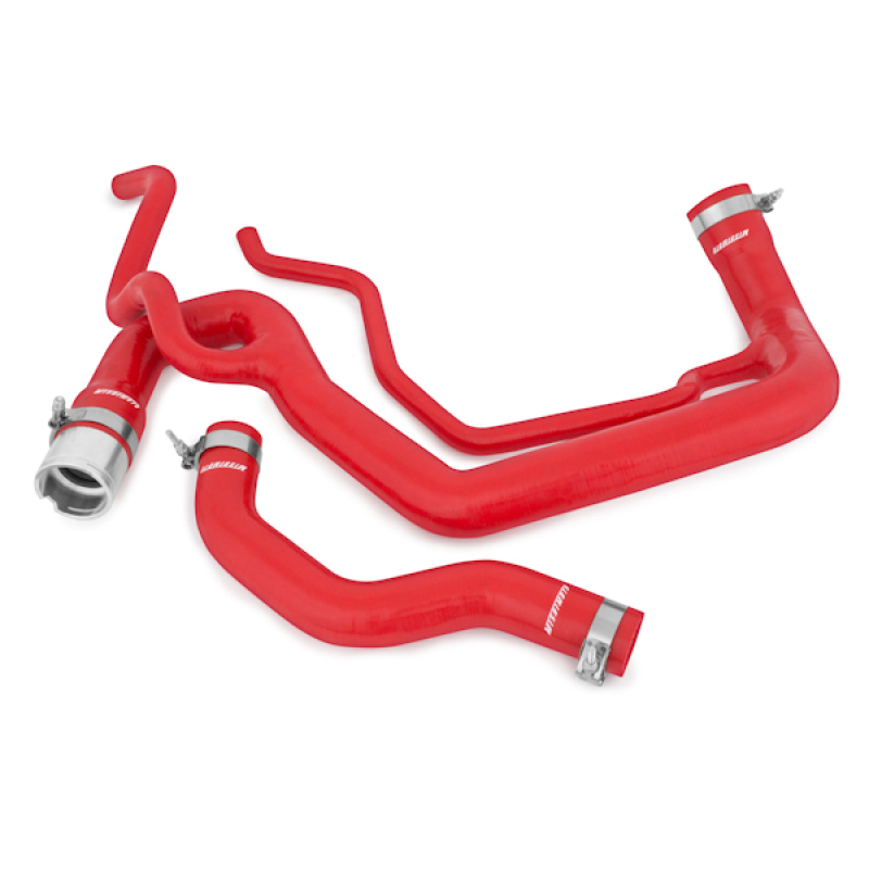 Chevrolet Silverado 3500 Radiator Coolant Hose Kit - Mishimoto - 6.6L Duramax Silicone - Red - `06-`07