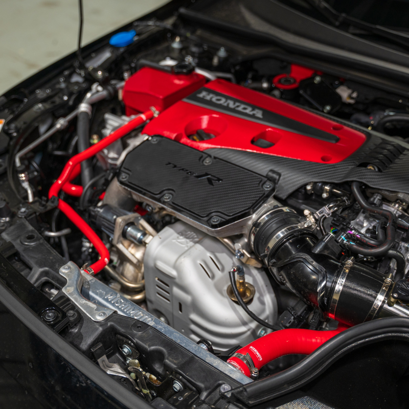Honda Civic Type R Radiator Hose Kit - Mishimoto - Silicone Coolant, K20C1 Engine - Red - `23-`27