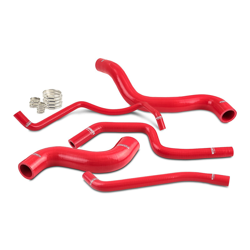 Toyota GR Corolla Radiator Coolant Hose Kit - Mishimoto - Silicone - Red - `23-`27