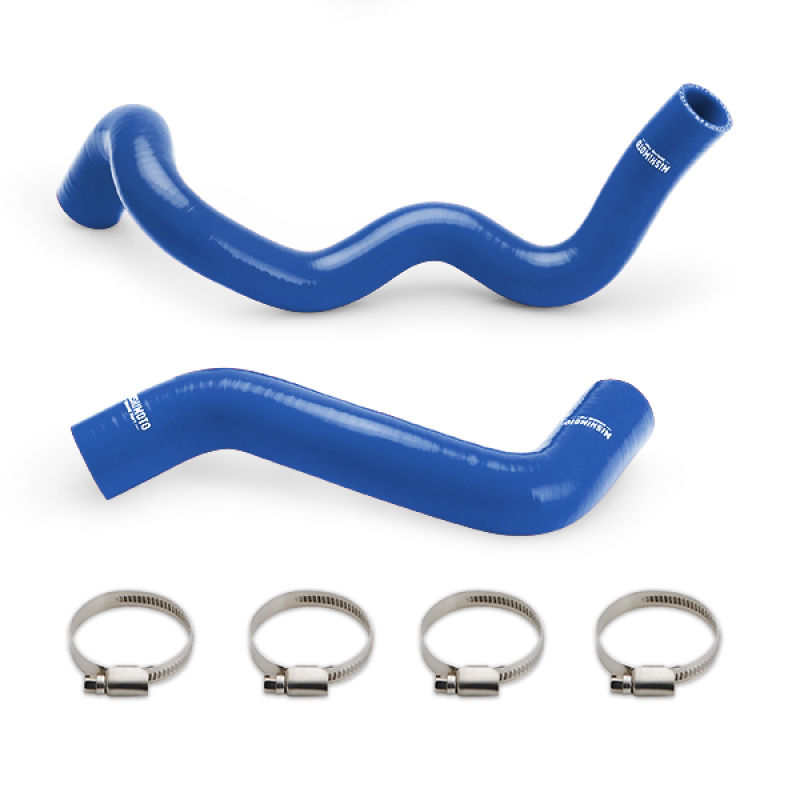 Ford Focus RS Radiator Coolant Hose Kit - Mishimoto - Silicone, 4 Layers - Nitrous Blue - `16-`18