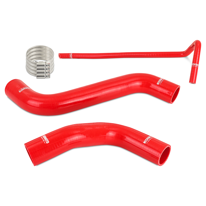 Subaru WRX Radiator Hose Kit - Mishimoto - Silicone, includes hose clamps - Red - `22-`27