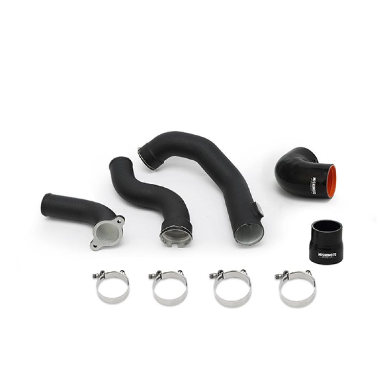 Cadillac ATS Intercooler Pipe Kit - Mishimoto - Wrinkle Black - `13-`19