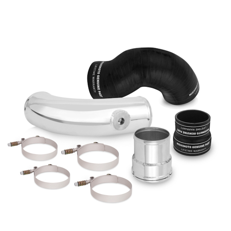 Ford Powerstroke Intercooler Pipe Kit - Cold-Side - Mishimoto - CNC-Machined with DuraCore Technology - Polished - `17-`27