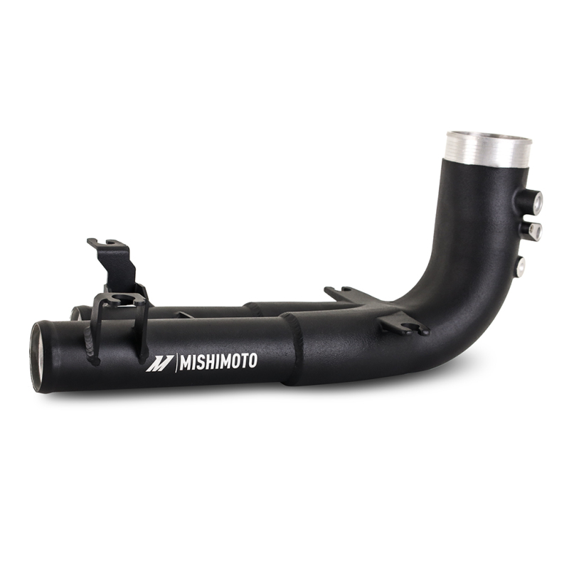 BMW M3 Intercooler Charge Pipe Kit - Hot Side - Mishimoto - Hot-Side Performance Charge Pipe, Cast Aluminum Merge + Silicone Hoses, 27% Less Restrictive - `21-`27