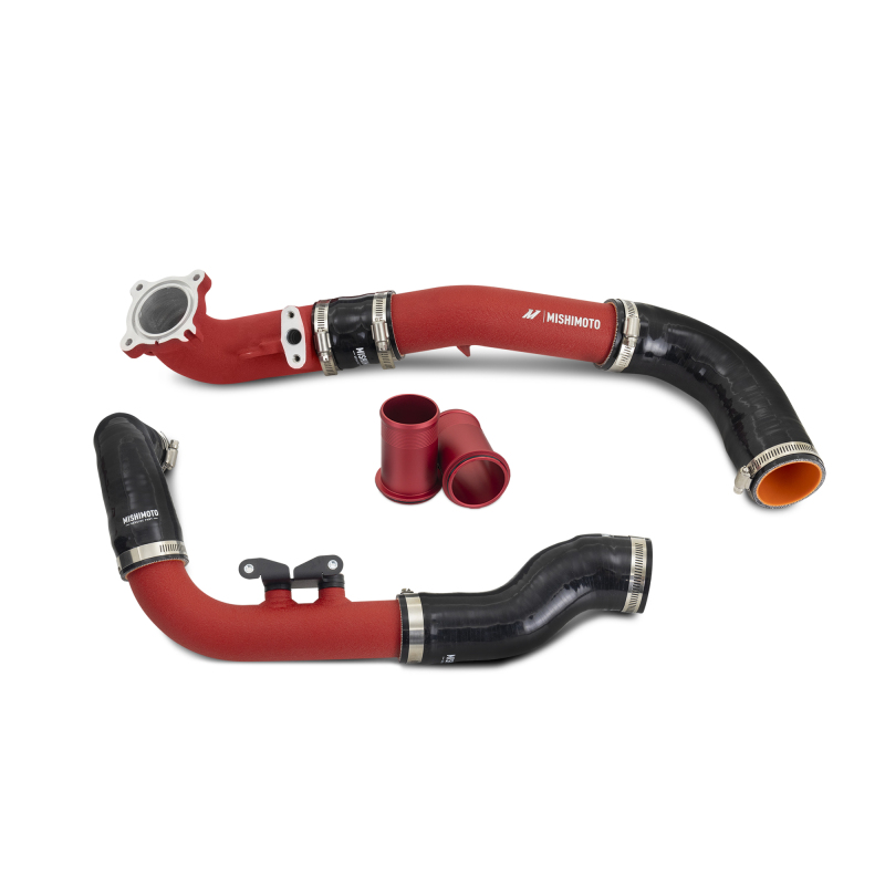 Toyota GR Corolla Intercooler Pipe Kit - Mishimoto - Performance - Wrinkle Red - `23-`27