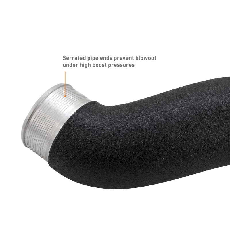 Ford Mustang Intercooler Pipe Kit - Mishimoto - Wrinkle Black - `24-`27