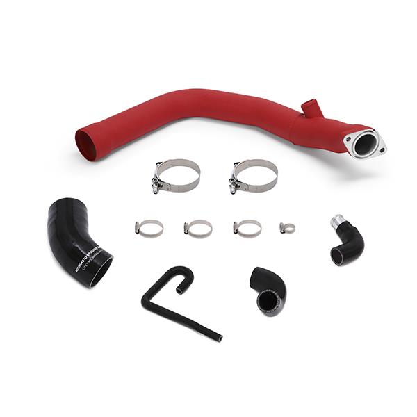 Subaru WRX Intercooler Pipe Kits - Mishimoto - Charge Pipe Kit - Wrinkle Red - 2015