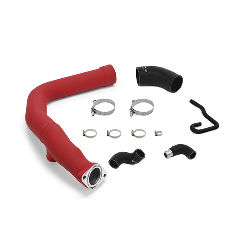 Subaru WRX Intercooler Pipe Kits - Mishimoto - Charge Pipe Kit - Wrinkle Red - 2015