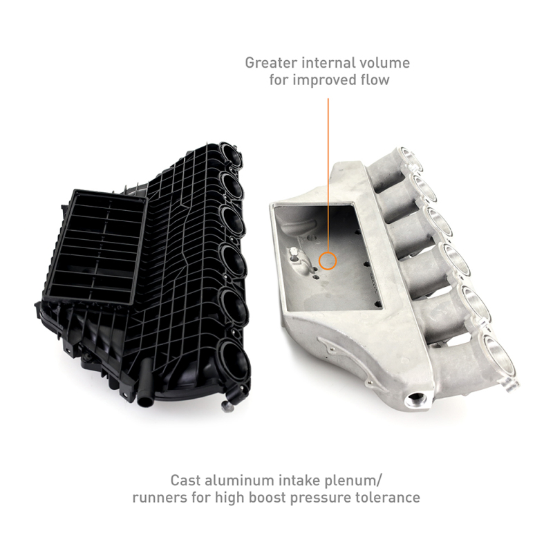 BMW M3 Intercooler Kit - Mishimoto - Performance Charge Air Cooler Manifold, Bar-and-Plate Core, Cast Aluminum, TIG-Welded - Black - `21-`27