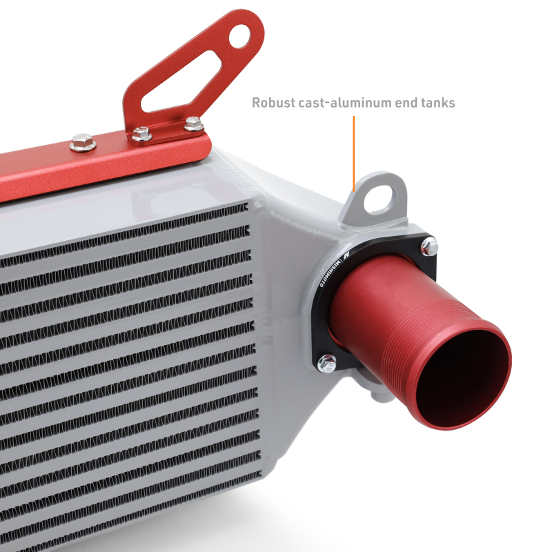 Toyota GR Corolla Intercooler Kit - Mishimoto - Silver Cooler - Black Pipes - `23-`27