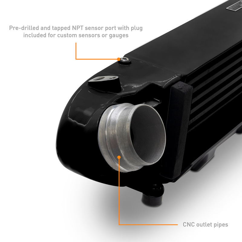 Ford Mustang Performance Intercooler - Mishimoto - EcoBoost - Black - `24-`27