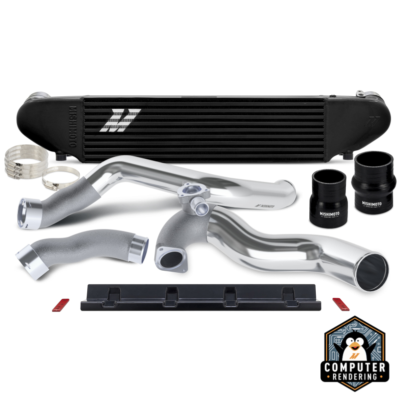 Ford Mustang Intercooler Kit - Mishimoto - Performance - Black/Polished - `24-`27