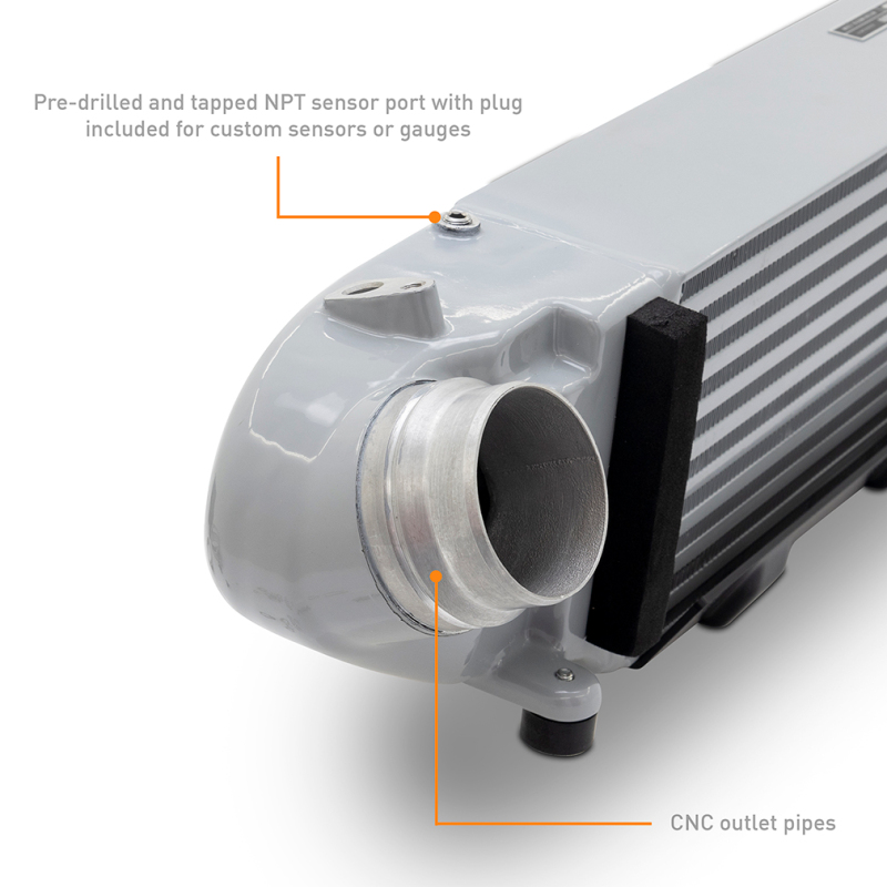 Ford Mustang Intercooler - Mishimoto - Performance Intercooler - Silver - `24-`27