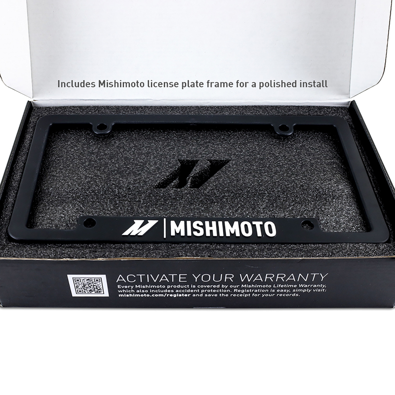 Honda Civic Type-R License Plate Relocation Kit - Front - Mishimoto - Black - `23-`27