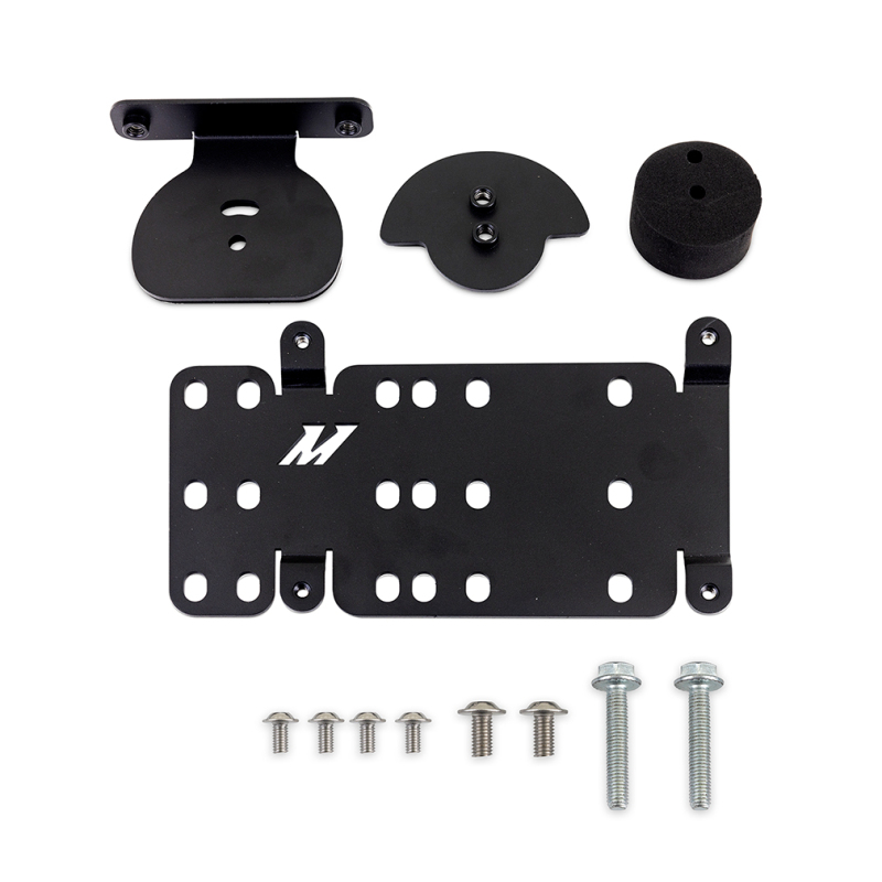 Ford F-250 License Plate Relocation Kit - Front - Mishimoto - MMLP-F2D-11 - Black - `11-`27
