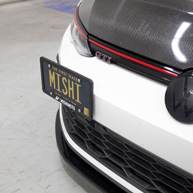 Volkswagen GTI MK8 License Plate Relocation Kit - Front - Mishimoto - MMLP-MK8-22 - `22-`27