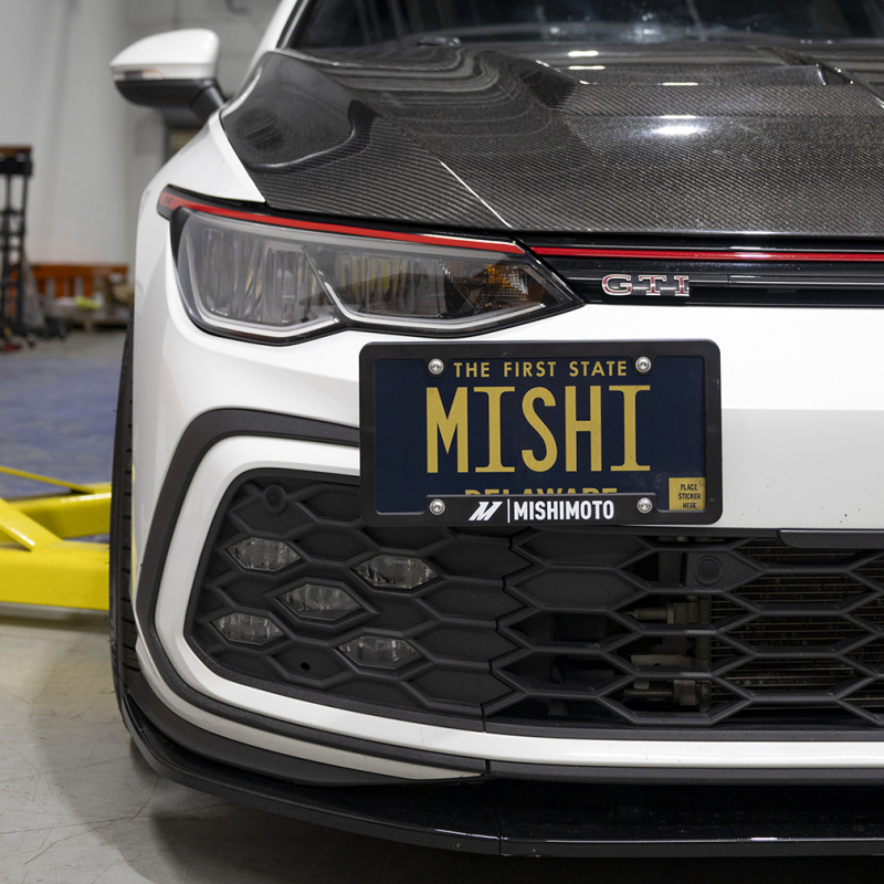Volkswagen GTI MK8 License Plate Relocation Kit - Front - Mishimoto - MMLP-MK8-22 - `22-`27