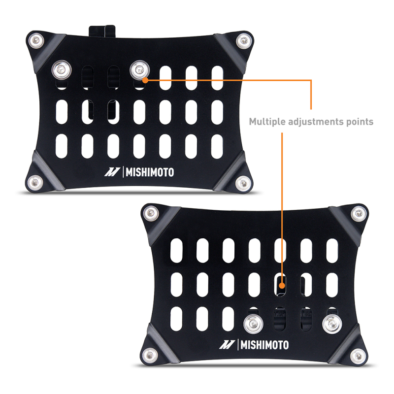 Ford Mustang License Plate Relocation Kit - Front - Mishimoto - Mishimoto MMLP-MUS4-24 - Black - `24-`27