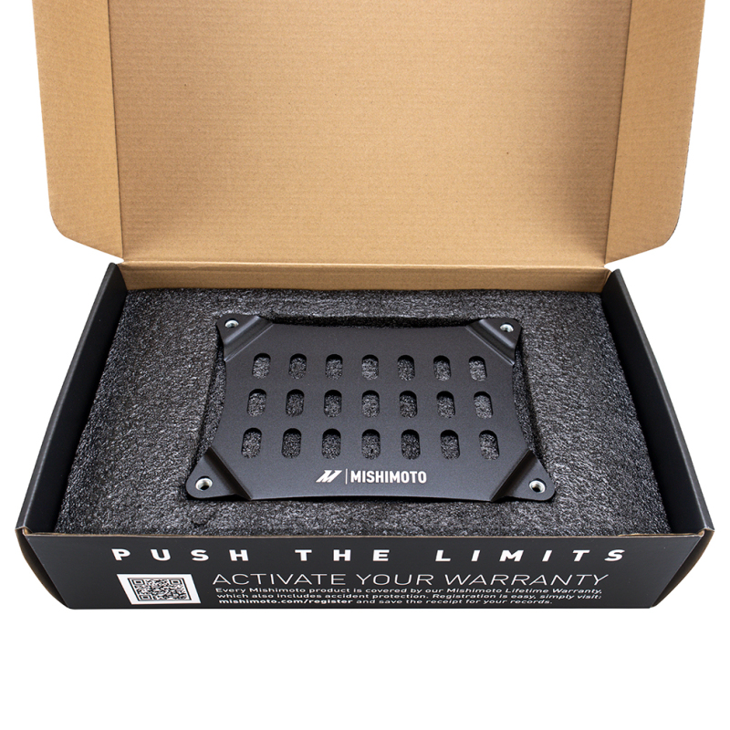 Ford Mustang License Plate Relocation Kit - Front - Mishimoto - MMLP-MUS8-24 - Black - `24-`27