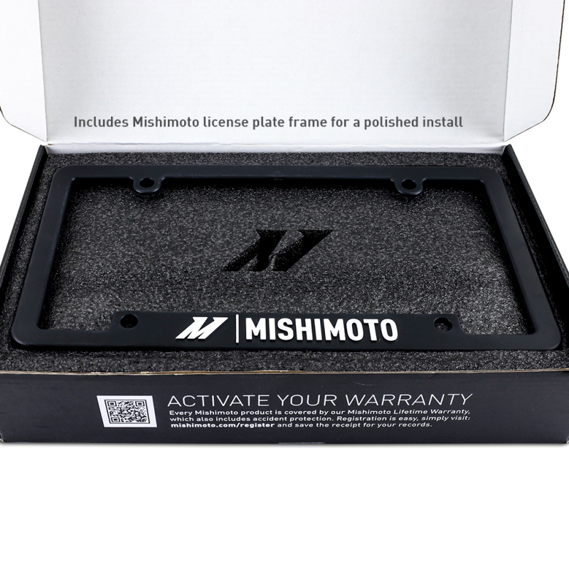 RAM 2500 License Plate Relocation Kit - Front - Mishimoto - MMLP-RAM-19 - Black - `19-`27