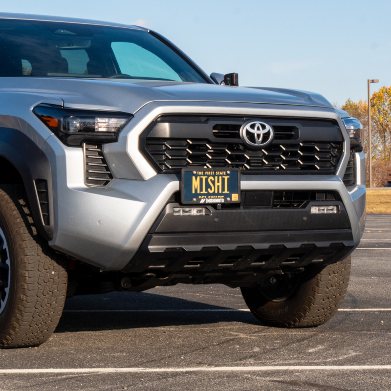 Toyota Tacoma License Plate Relocation Kit - Mishimoto - Black - `24-`27