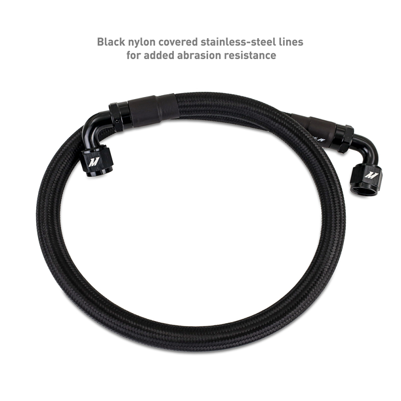 Subaru BRZ Oil Cooler Kit - Mishimoto - Non-Thermostatic - Black - `22-`27