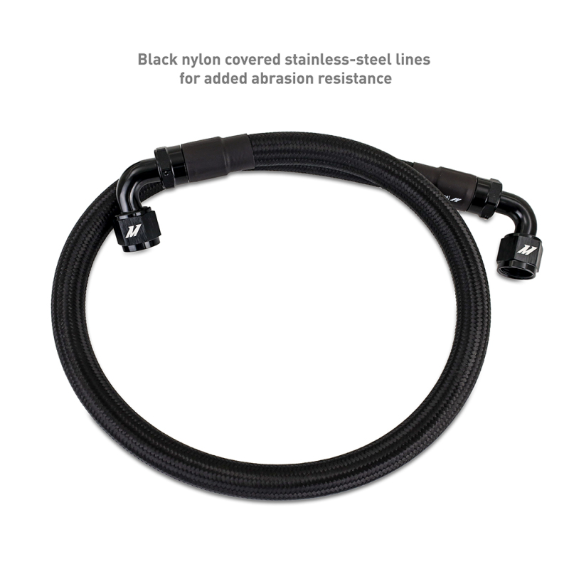 Subaru BRZ Performance Oil Cooler - Mishimoto - Thermostatic - Black - `22-`27