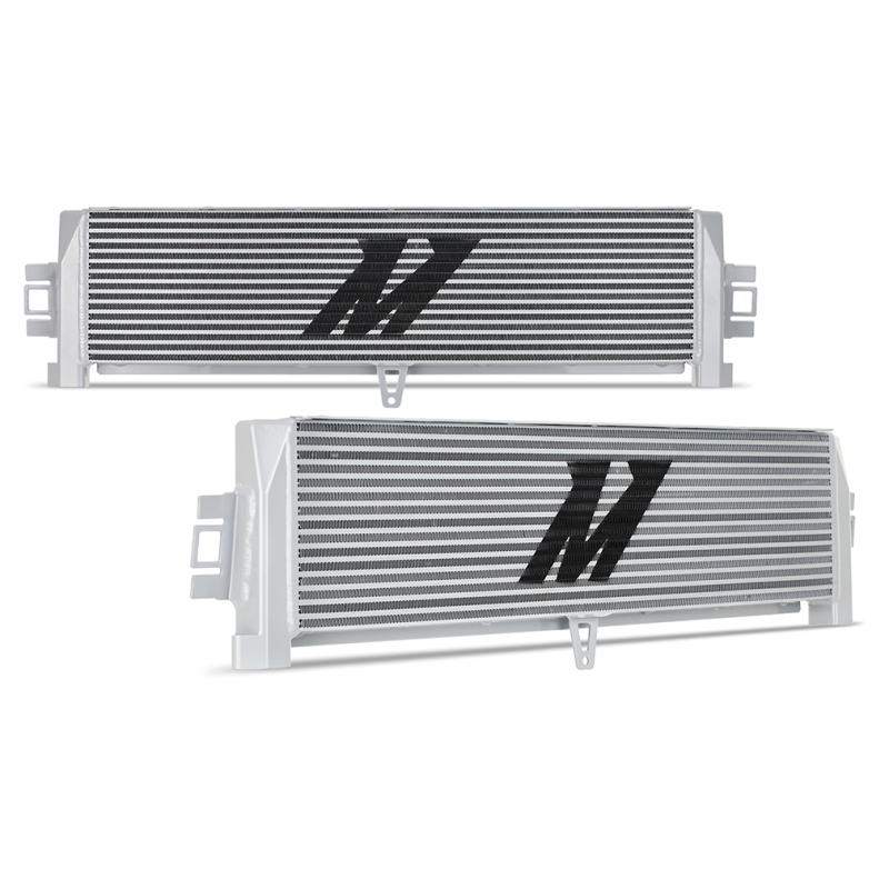 BMW M2 Engine Oil Cooler - Mishimoto - Performance, Bar-and-Plate - Silver - `23-`27