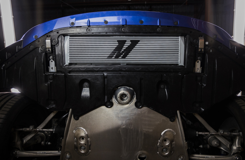 BMW M4 Engine Oil Cooler - Mishimoto - Performance, Bar-and-Plate - Silver - `21-`27