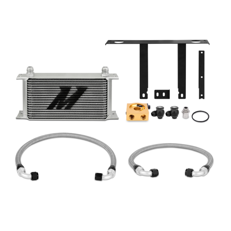 Hyundai Genesis Coupe Oil Cooler Kit - Front - Mishimoto - Thermostatic - `10-`12