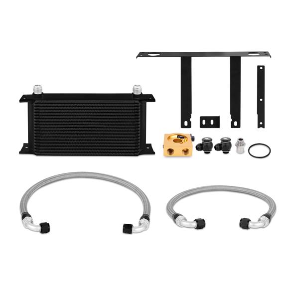 Hyundai Genesis Coupe Oil Cooler Kit - Mishimoto - Thermostatic - Black - `10-`12