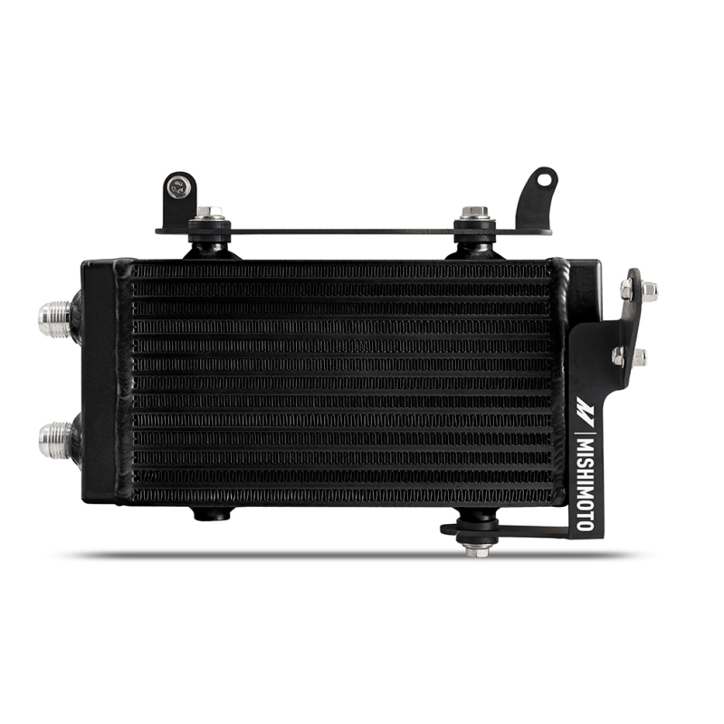 Toyota GR Corolla Oil Cooler Kit - Mishimoto - Non-Thermostatic, Dual-pass 14 row oil cooler - Black - `23-`27