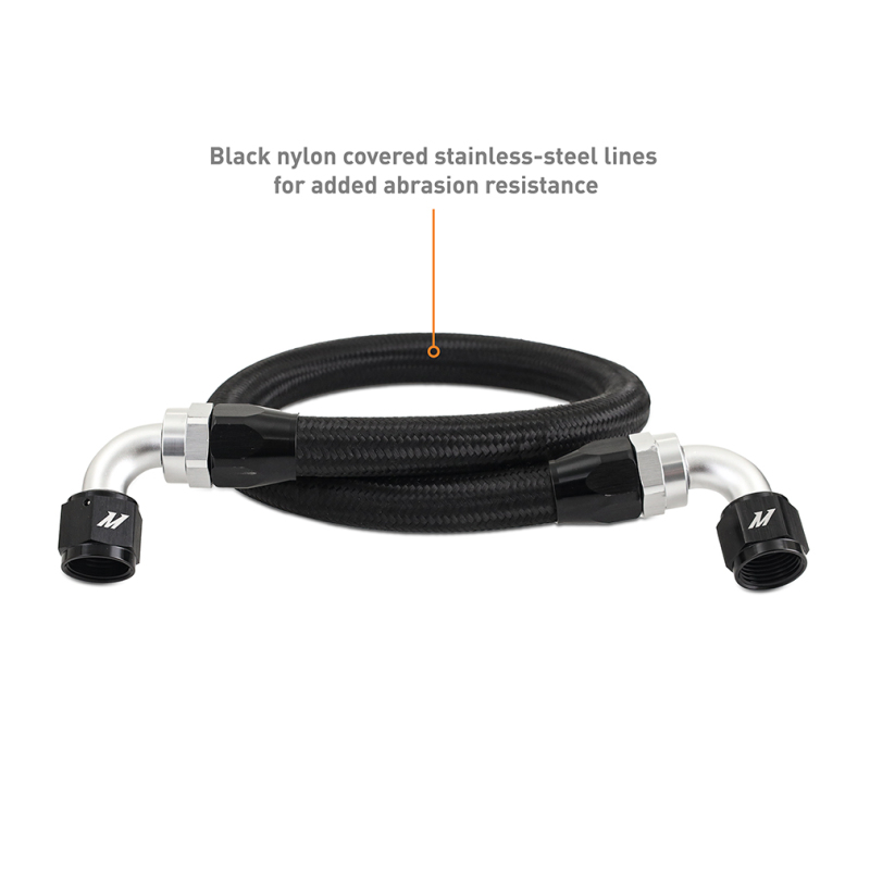 Toyota GR Corolla Oil Cooler Kit - Mishimoto - Thermostatic - Black - `23-`27