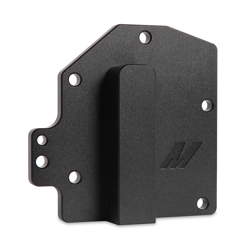 Ford Mustang Oil Cooler Kit - Front - Mishimoto - Thermostatic - Silver - `18-`27