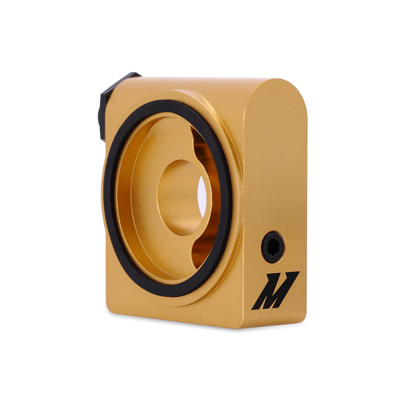 Ford Mustang Oil Cooler Kit - Front - Mishimoto - Thermostatic - Silver - `18-`27