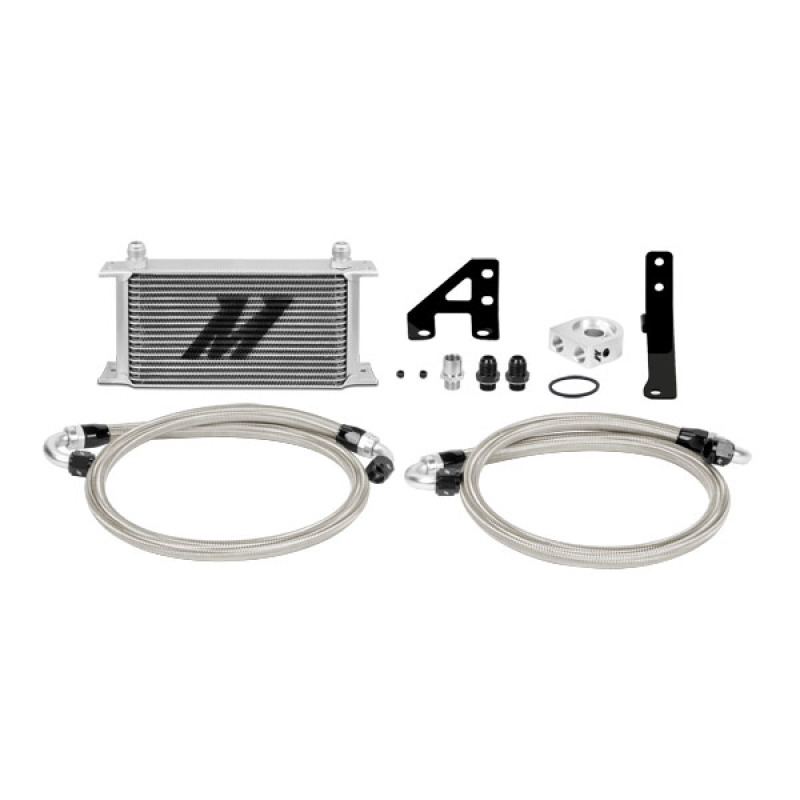 Subaru WRX STI Oil Cooler Kit - Mishimoto - Silver - `15-`21