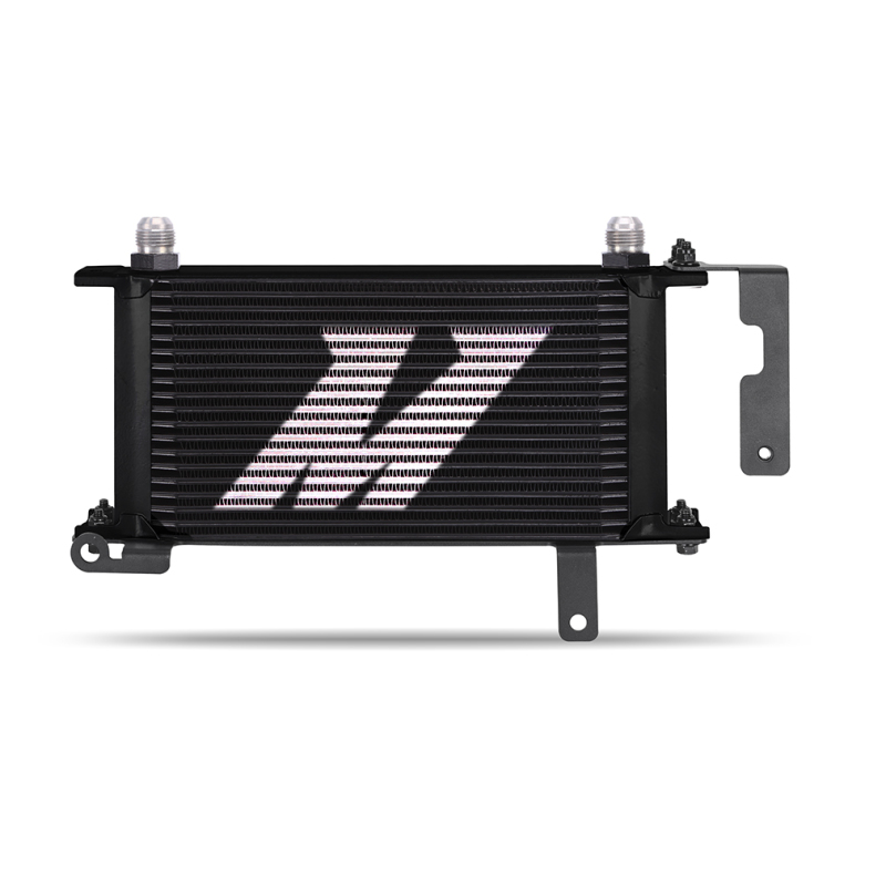 Subaru WRX Oil Cooler Kit - Front - Mishimoto - 19-row, Thermostatic/Non-Thermostatic, Stealth Black - Black - `22-`27