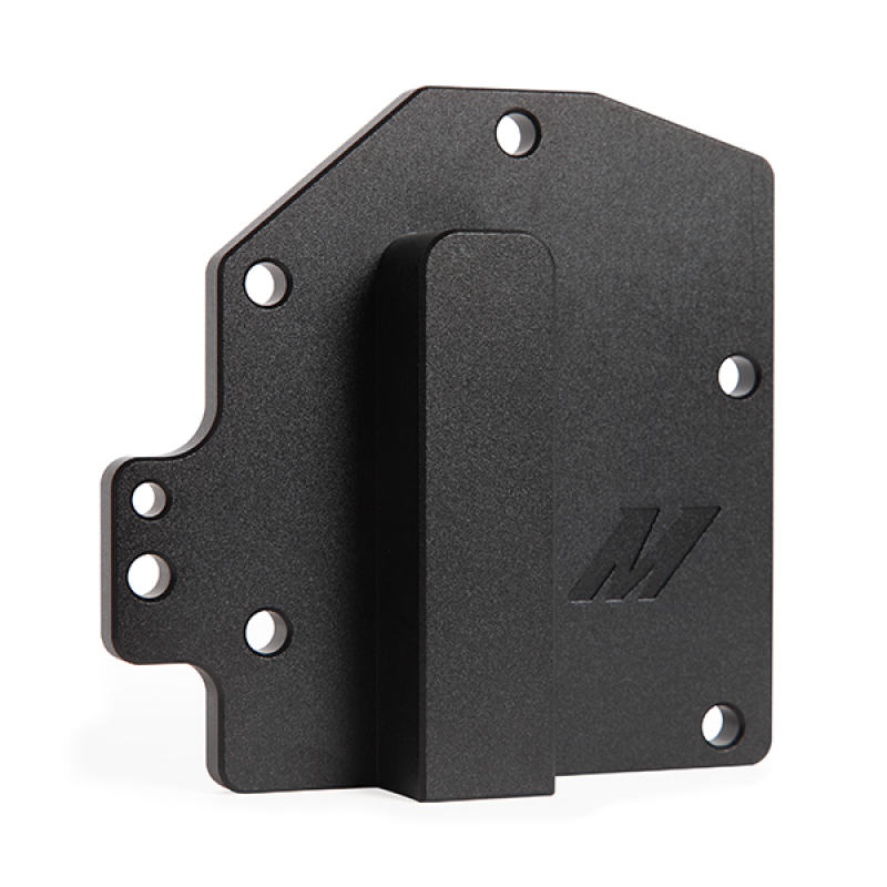 Ford Mustang Oil Cooler Block-Off Plate - Mishimoto - Black - `15-`27