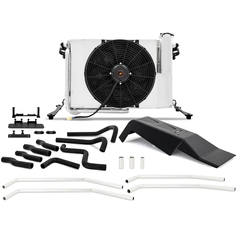Polaris RZR XP Turbo Radiator Relocation Kit - Rear - Mishimoto - Aluminum, Dual Pass - `16-`27