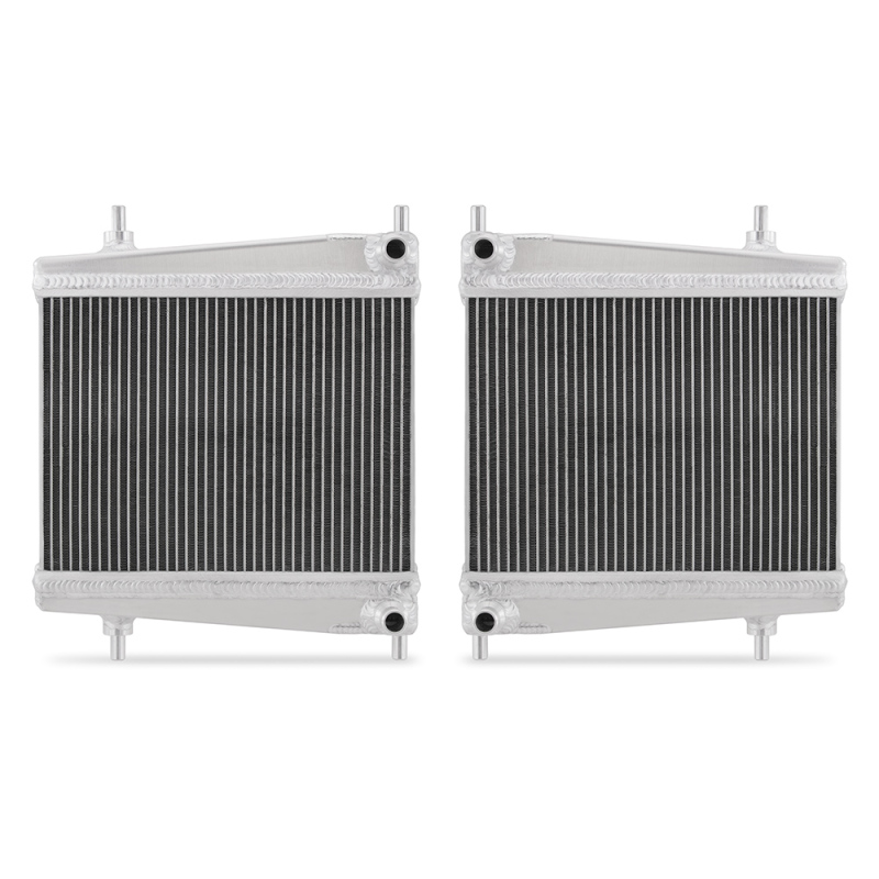 BMW Z4 Auxiliary Radiators - Mishimoto - Performance Aluminum - Polished - `18-`27