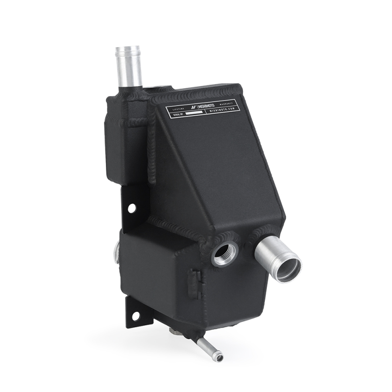 Ford F-250 Engine Coolant Reservoir - Mishimoto - Secondary Expansion Tank, Aluminum Construction - Micro-Wrinkle Black - `11-`27