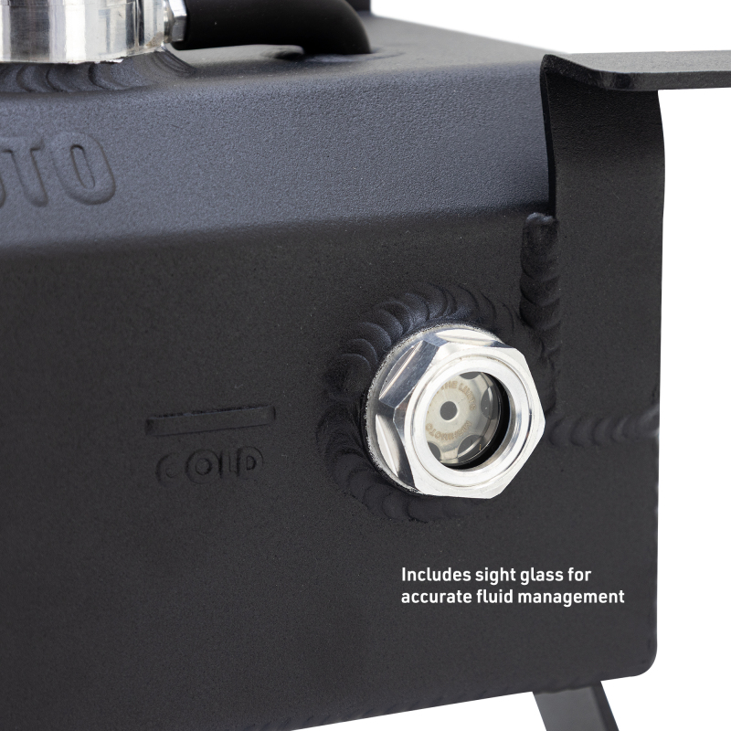 Jeep Gladiator Coolant Reservoir - Mishimoto - TIG-welded Aluminum Expansion Tank - Black - `20-`27